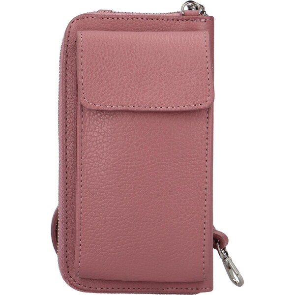 Delami Vera Pelle Dámska kožená crossbody kabelka staroružová - Delami 60619206