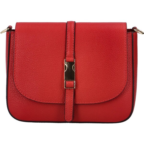 Dámska kožená crossbody kabelka červená - ItalY Neul červená 48988549