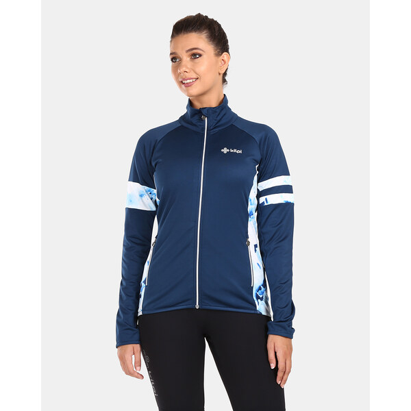 Dámska elastická mikina Kilpi JUNIE-W tmavo modrá 46750890