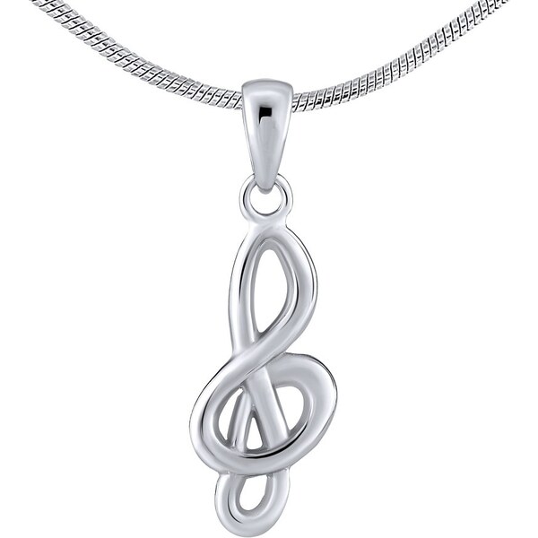 Ligot Strieborný prívesok - husľový kľúč SILVEGOB15002ZT 46719497