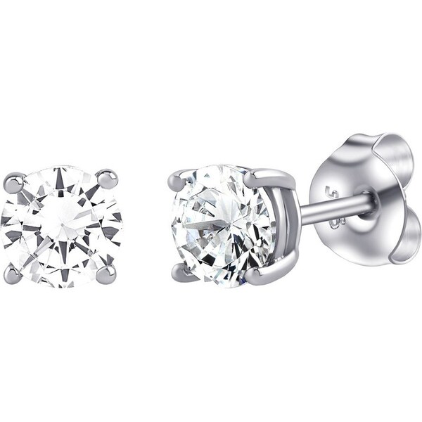 Ligot Strieborné náušnice s trblietavým zirkónom 6mm JJJTXRE60001 46719591