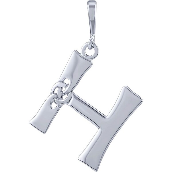 Ligot Keltský strieborný prívesok písmeno H PRMP13861 46719604