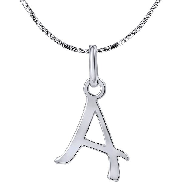 Ligot Prívesok zo striebra písmeno A ZTP1207170-A 46719622