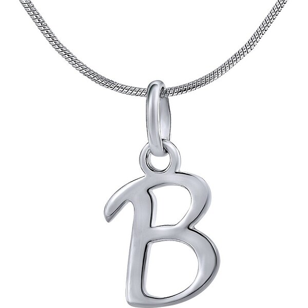 Ligot Prívesok zo striebra písmeno B ZTP1207170-B 46719623