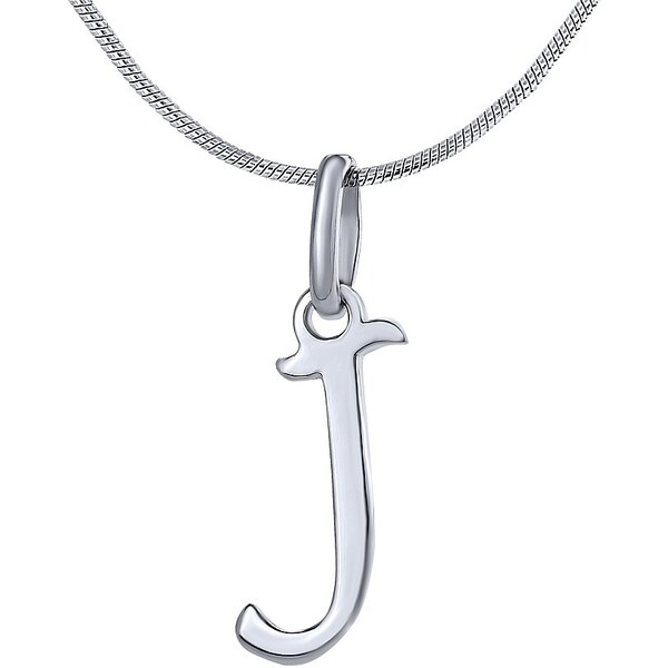 Ligot Prívesok zo striebra písmeno J ZTP1207170-J 46719634