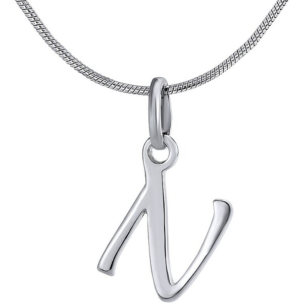 Ligot Prívesok zo striebra písmeno N ZTP1207170-N 46719657