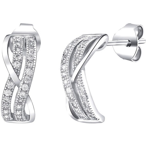 Ligot Strieborné náušnice Amabel s mikro zirkónmi JJJE0461 46719726