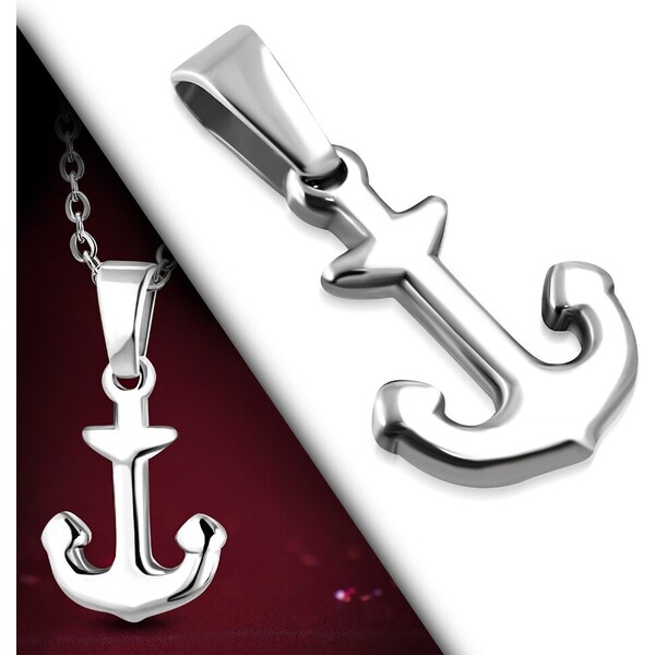 Ligot Oceľový prívesok kotva MPPP108 46719794