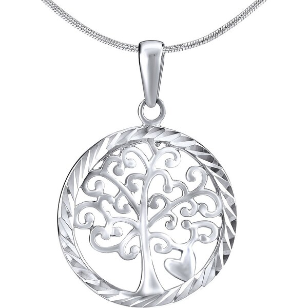 Ligot Strieborný prívesok strom so srdiečkom ZT51290 46719846