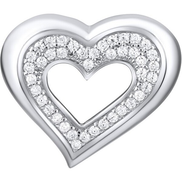 Ligot Strieborný prívesok srdce FWP6951 46720028