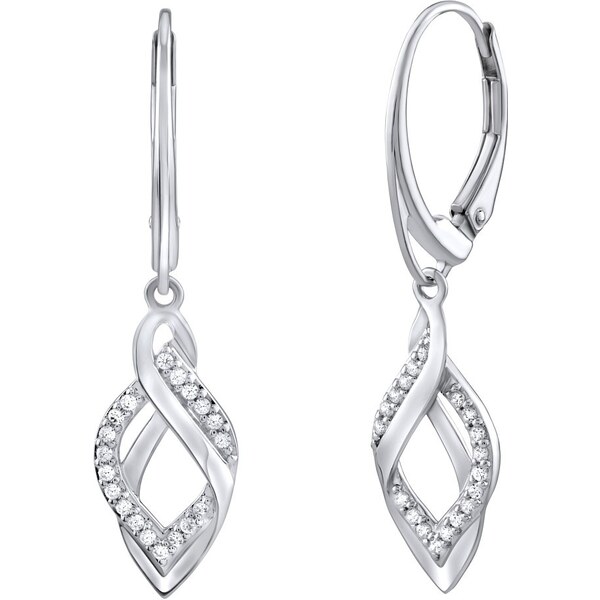 Ligot Strieborné visiace náušnice ERIA FW9671E 46720119