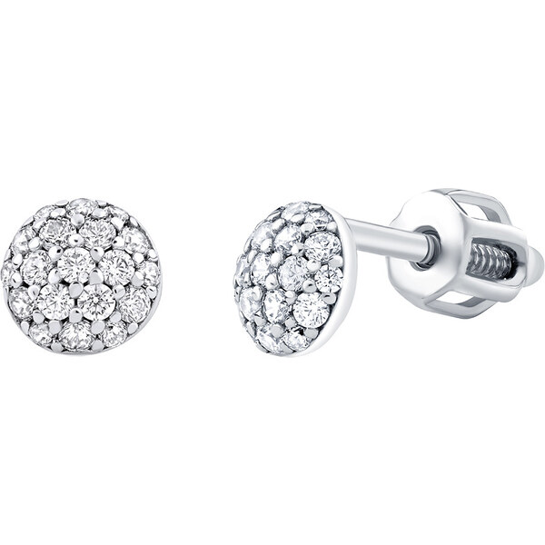 Ligot Strieborné náušnice s čírymi Brilliance Zirconia 46720151