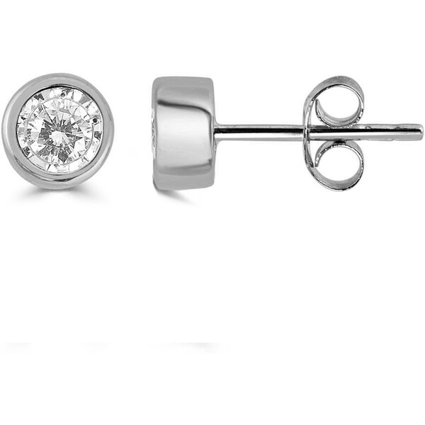 Ligot Strieborné náušnice so zirkónom 46720323