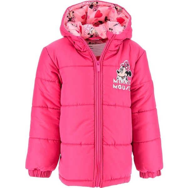 Disney Minnie Mouse tmavoružová dievčenská bunda 46752079