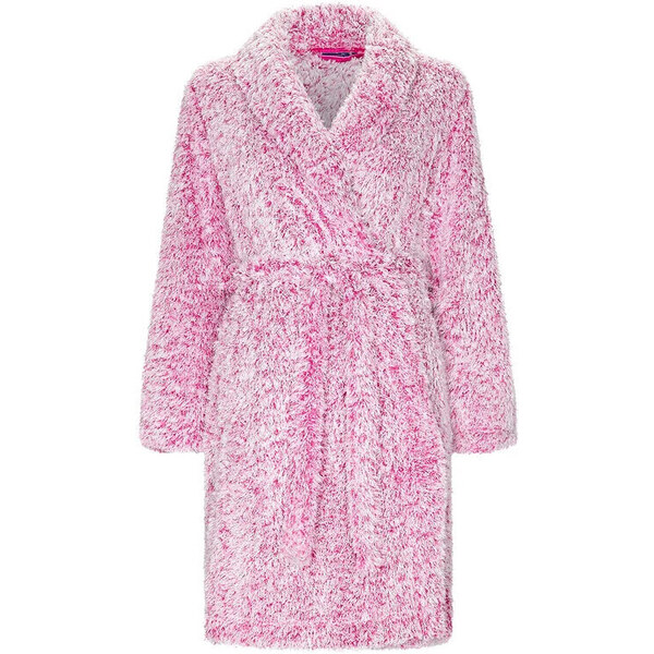 Dámsky župan 71232-404 malinovo biely - Rebelle 49776168