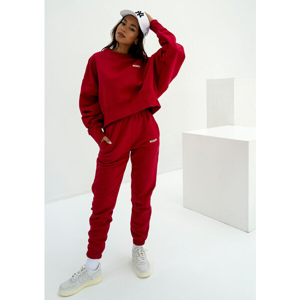 Mosquito Dámske tepláky Pure Cherry Red červené, Farba červená 46757334