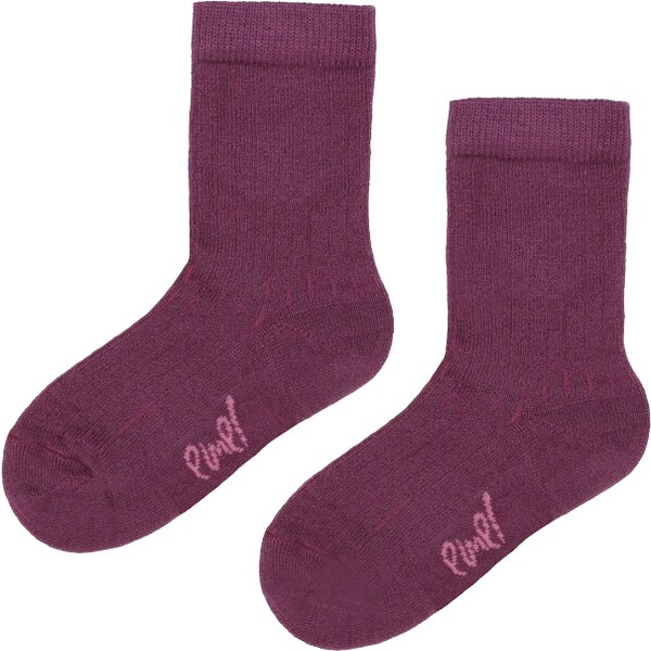 Detské ponožky s merino vlnou Emel - Fialová - ESK 100-57 46771902