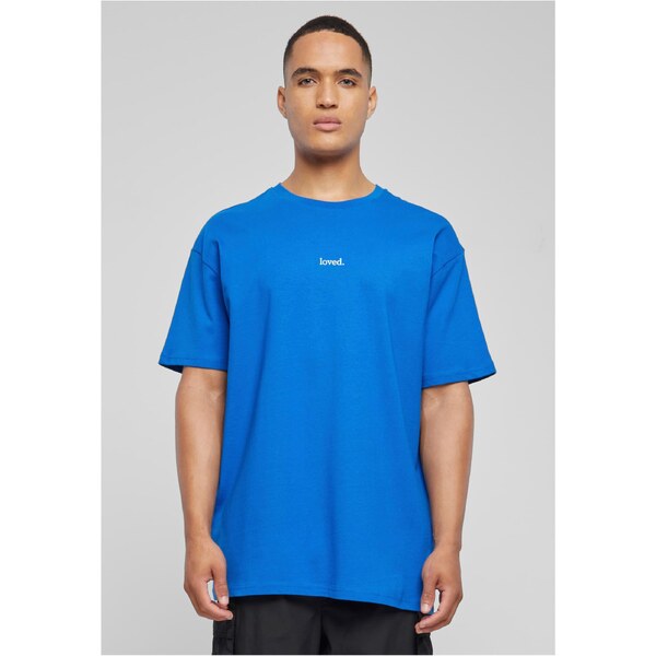 Merchcode Cobalt Blue Love Heavy Oversized T-Shirt 57776858