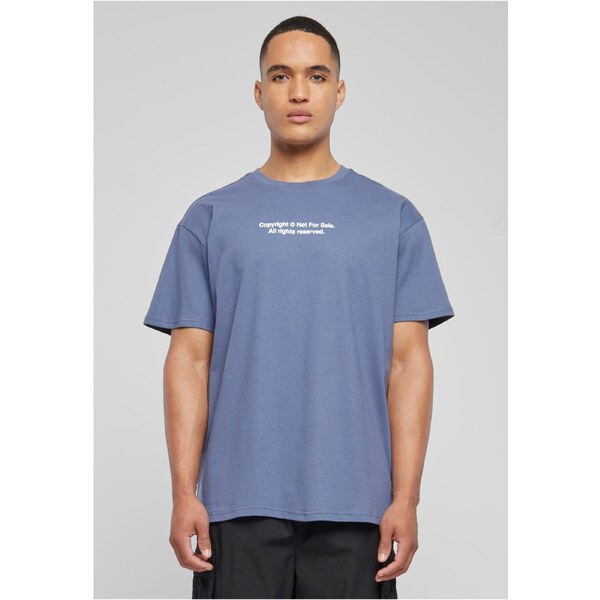 Mister Tee Oversized T-shirt with fingerprints, vintage blue 50676860