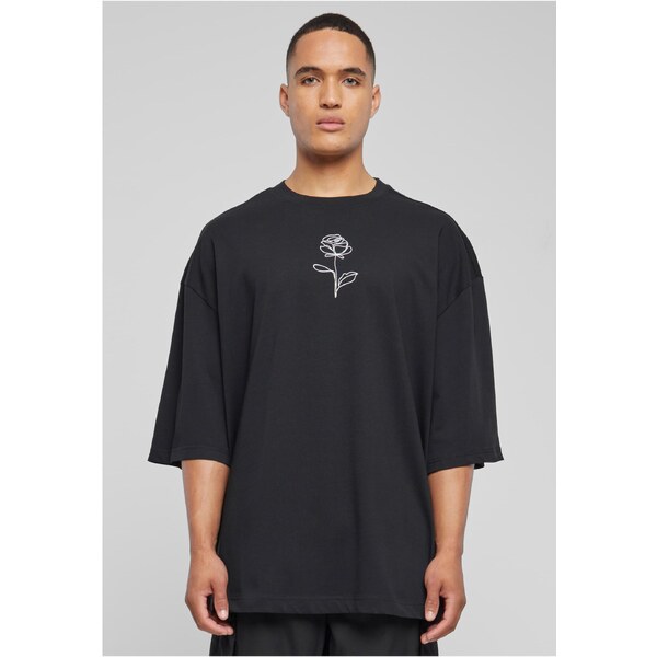 Merchcode Spring - Rose HugeSpring - Rose Huge Tee Black 57753873