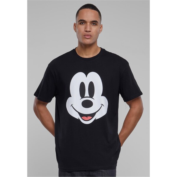 Mister Tee Disney 100 Mickey Face Oversize Mens T-Shirt Black 54074808