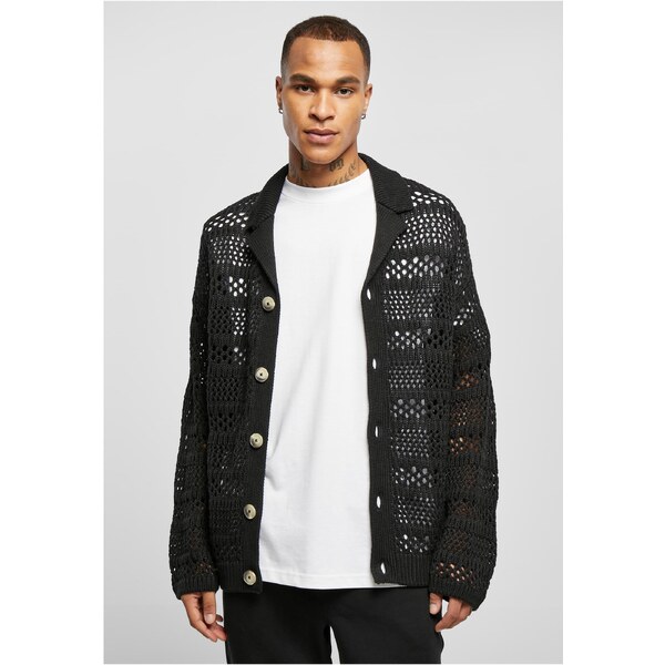 Urban Classics Crocheted Cardigan black 50605155