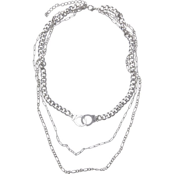 Urban Classics Saturn Layering Necklace - Silver Color 50680105