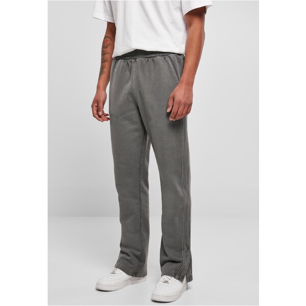 Urban Classics Heavy Terry Garment Dye Slit Sweatpants Darkshadow 50676859