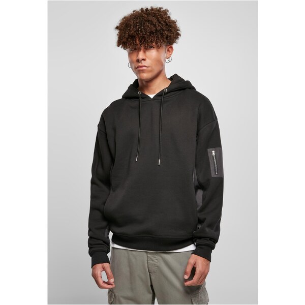 Urban Classics Military Bomber Hoody Black 50683853