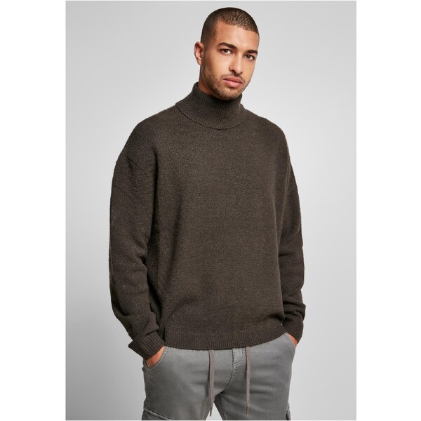 Urban Classics Oversized Roll Neck Sweater Blackbird 50683309