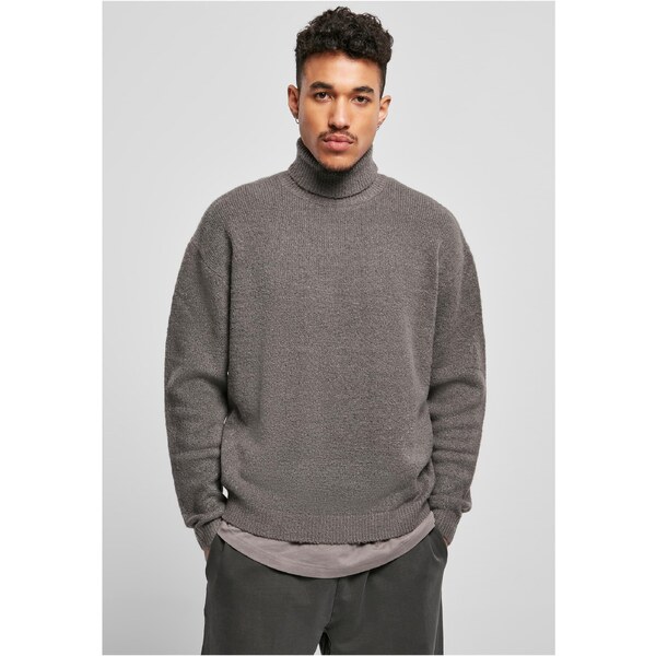 Urban Classics Oversized Roll Neck Sweater Asphalt 50683657