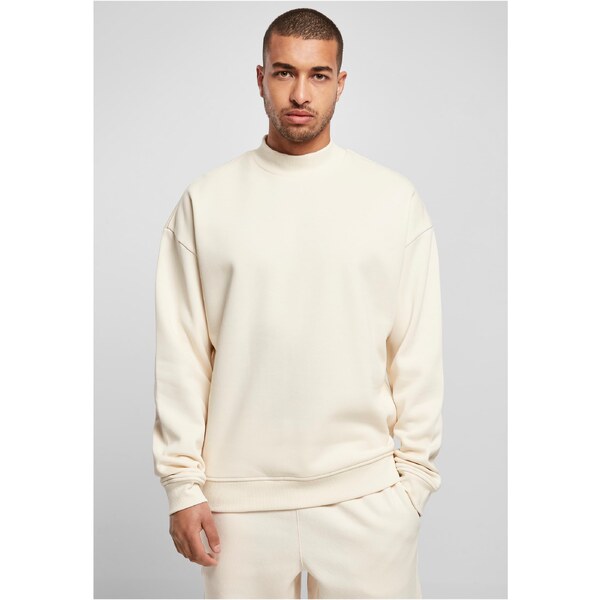 Urban Classics Mock Neck Crew whitesand 50657761