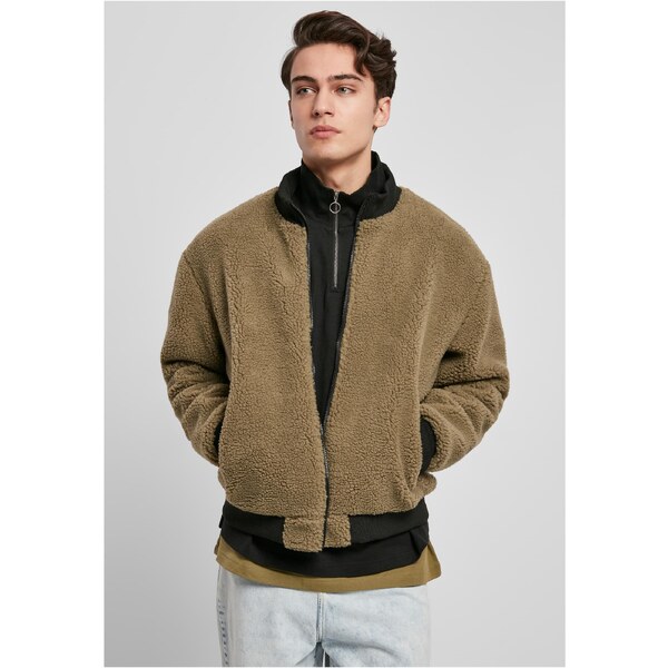 Urban Classics Box Sherpa Jacket tiniolive 50670304