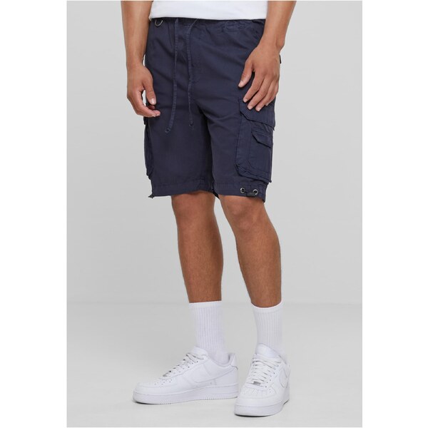 Urban Classics Mens UC Double Pocket Cargo Shorts - Blue 50559195