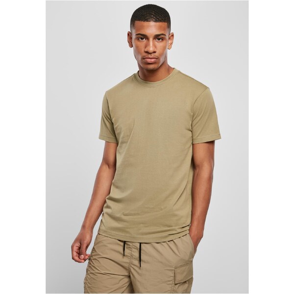 Urban Classics Základné khaki tričko 50681124