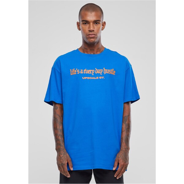 Mister Tee Mens T-shirt Hustle Oversize Cobalt Blue 54193544