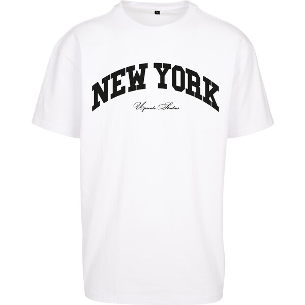 Mister Tee New York College Oversize T-Shirt in White 50678304