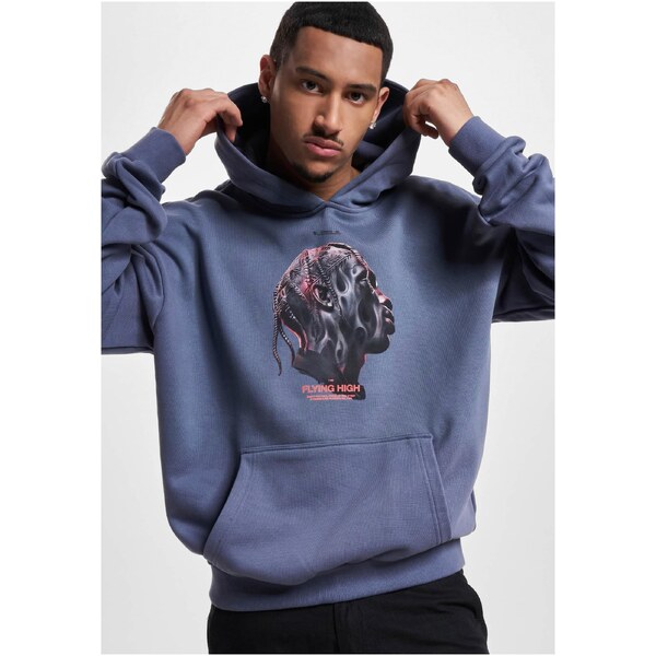 Mister Tee Flying High Heavy Oversize Vintageblue Hoodie 50659467