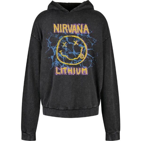 Mister Tee Lithium Oversize Acid Black Hooded 50603770