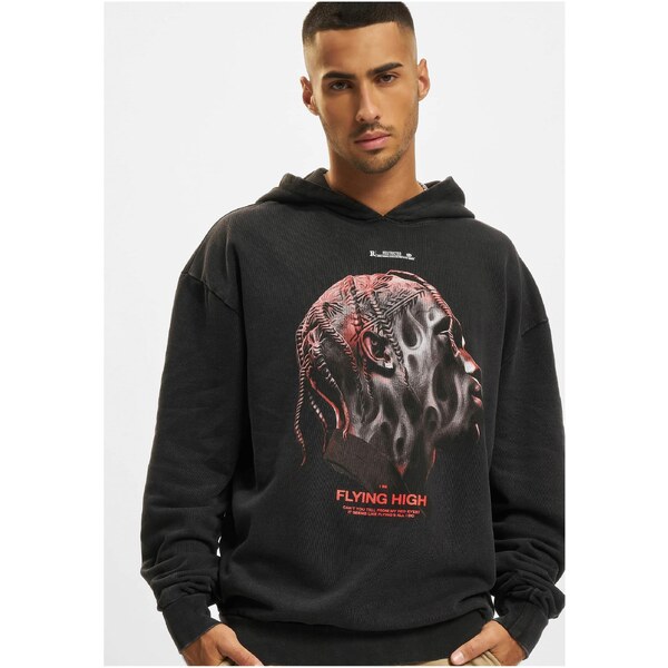 Mister Tee Flying High Oversize Acid Black Hooded 50603011
