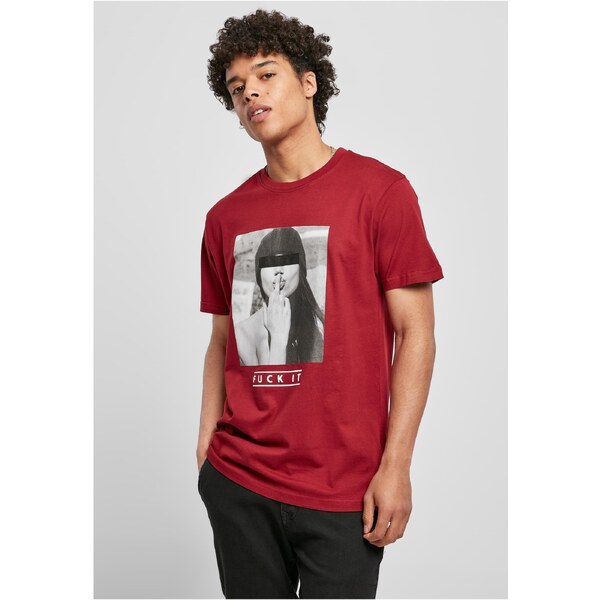 Mister Tee Mens T-shirt FuckIt - burgundy 50688032