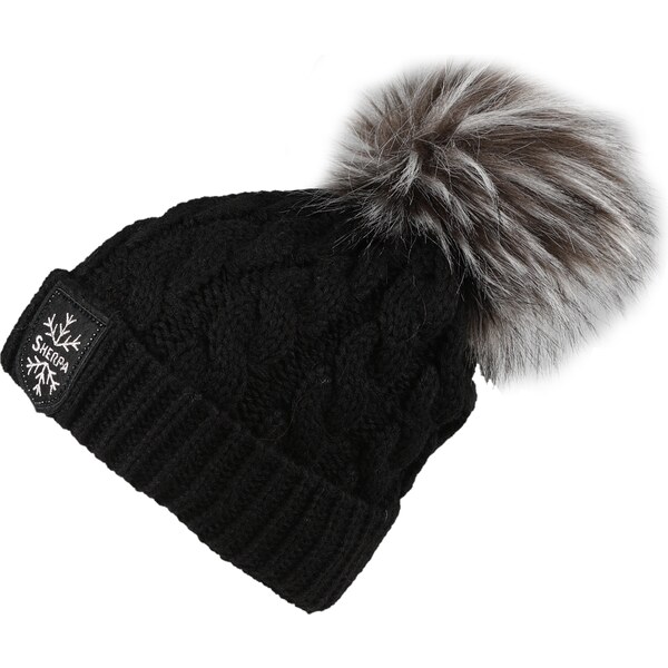 Dámska zimná čiapka Sherpa NELL II čierna 46813683