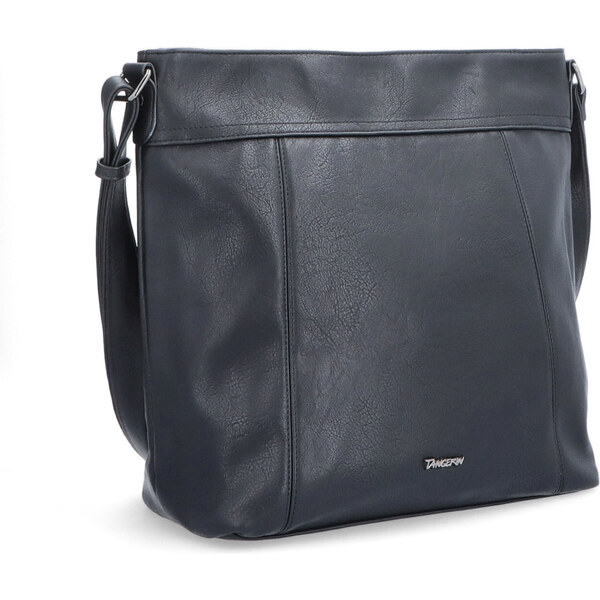 Kabelka zo syntetickej kože crossbody Tangerin čierna 8037 C 47092308