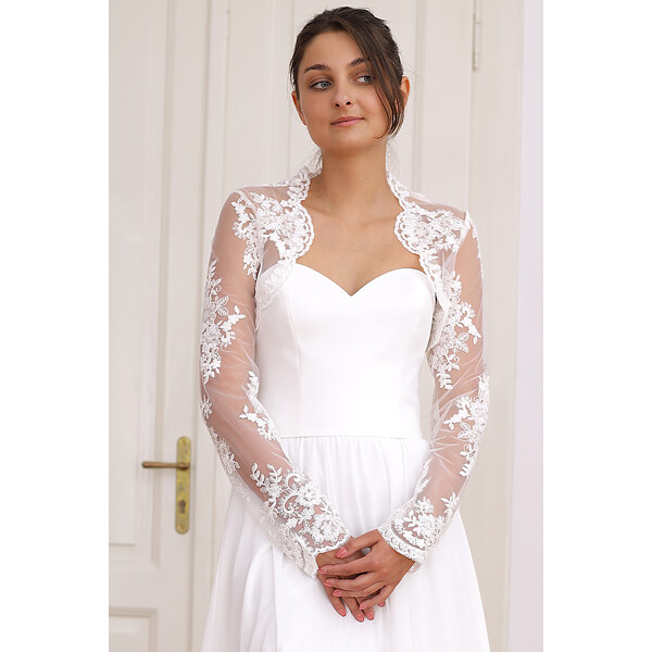 Glara Vyšívané bolerko pre nevestu 46816261