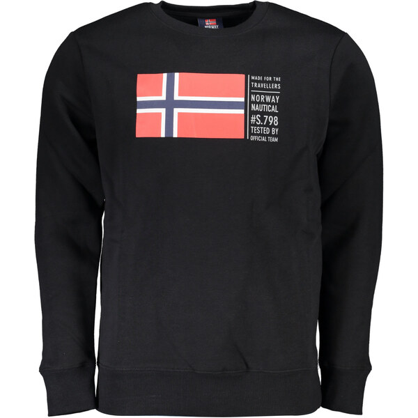 Čierna mikina bez zipsu Norway 1963 64705347