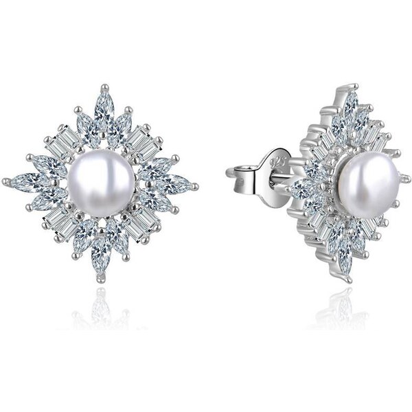 MOISS Originálne strieborné náušnice s perlou E0003102 66591848