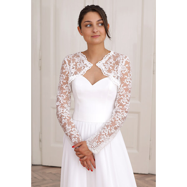 Glara Čipkové bolerko na holé ramená 49330237