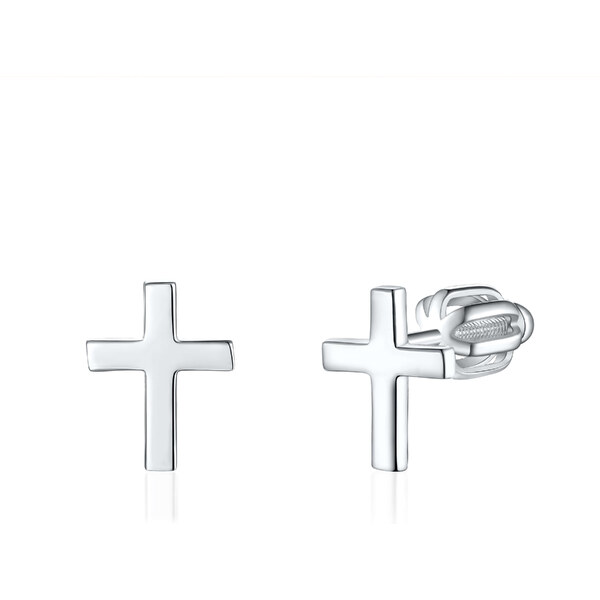 Olivie Strieborné náušnice KRÍŽOK 7921 46927156