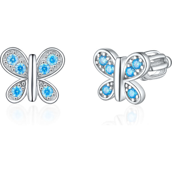 Olivie Strieborné náušnice MOTÝĽ 7926 46927161