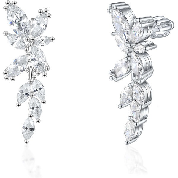 Olivie Strieborné svadobné náušnice 7940 46927175